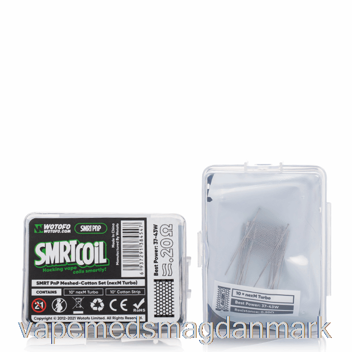 Vape Væske Wotofo Smrt Bomuldssæt [bomuldssæt] Nexmesh Turbo